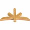 Ekena Millwork Alberta Rough Sawn Timber Gable Bracket, Western Red Cedar, 48"W x 28"H x 4"D x 4"F, 14/12 Pitch GBW048X28X0404ALB00RWR - alternate 5